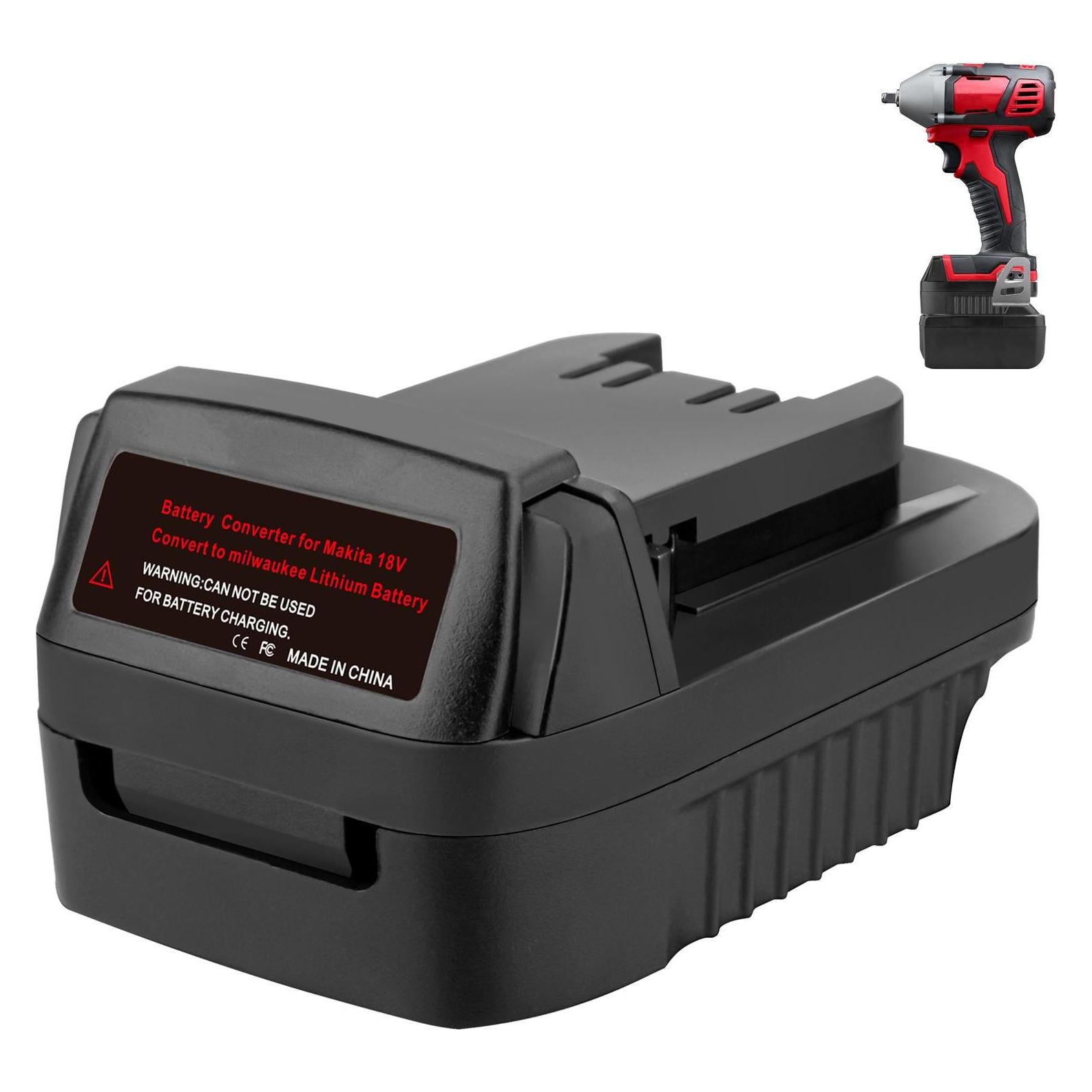 LKD Akku-Adapter - Makita 18V auf Milwaukee 18V Lithium-Elektrowerkzeug (18 V) (69479201)