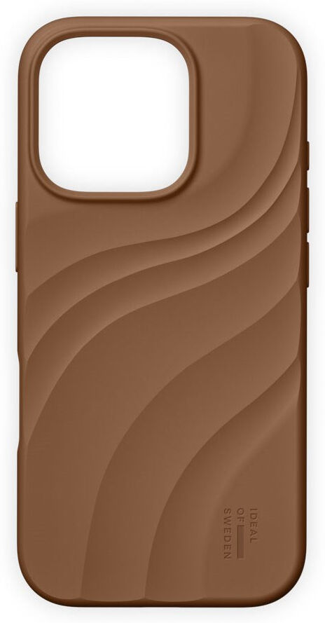 iPhone 16 Pro iDeal of Sweden Soft Swirl Silikone Cover - MagSafe Kompatibel - Salted Caramel