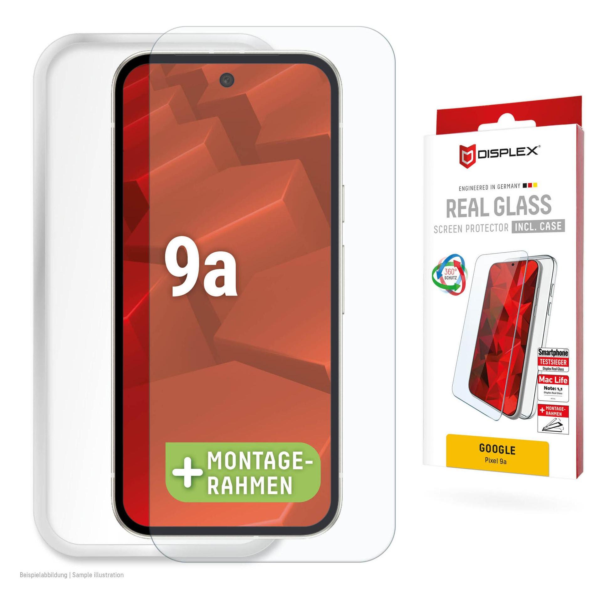 Displex Real Glass + Case (1 Stk., Google Pixel 9a) (02212)