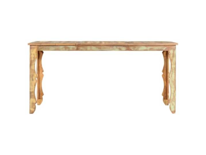 GPUTYGHN Esstisch 160×80×76 cm Recyceltes Massivholz Altholz Massives Altholz,Retro-Stil,Esszimmer,Küche,einfache Montage,natürliche Maserung,Unikat