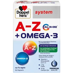 DOPPELHERZ A-Z+Omega-3 all-in-one system Kapseln 60 St