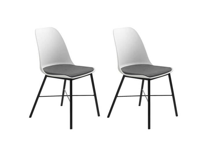 Livetastic Stuhl Whistler Chair, Weiß, Kunststoff, Füllung: Schaumstoff, Rundrohr, 47x83x54 cm, Esszimmer, Stühle, Esszimmerstühle, Schalenstühle