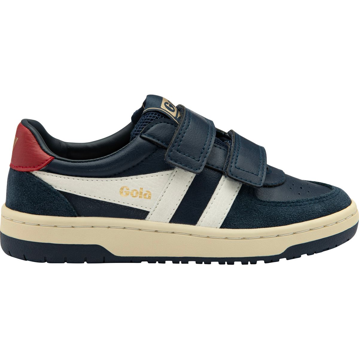 Gola Hawk Strap Sneaker Kids navy/off white/deep red (EW) 8K CKA336-EW-8K-navyoffwhitedeepred