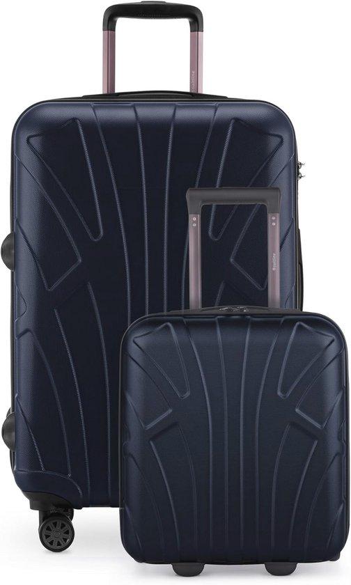Set aus 2 Trolleys - Koffer in verschiedenen Farben und Größen