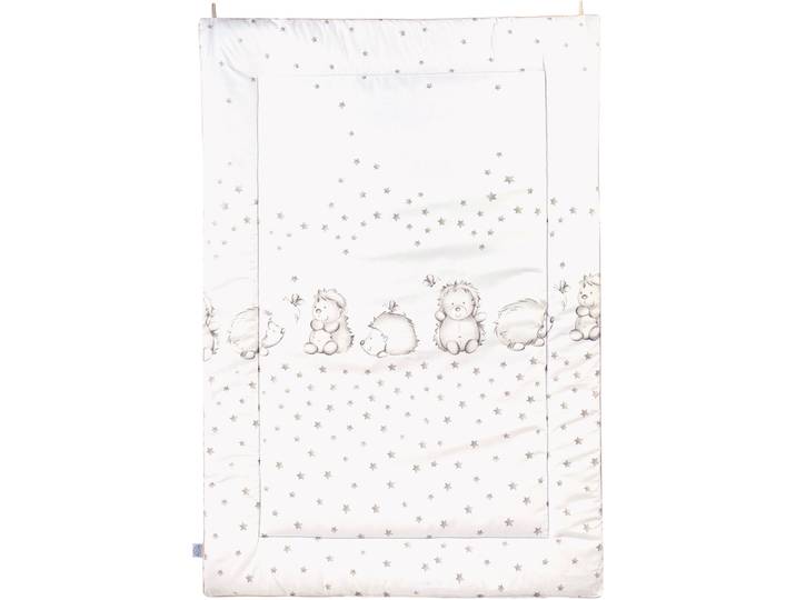 Krabbeldecke JULIUS ZÖLLNER Igelchen , weiss (igelchen), B:95cm L:135cm, Baumwolle, Polyester, Wohndecken, Krabbeldecke, Made in Germany