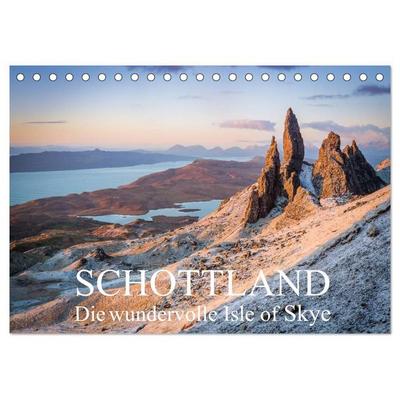 Schottland - Die wundervolle Isle of Skye (Tischkalender 2027 DIN A5 quer), CALVENDO Monatskalender