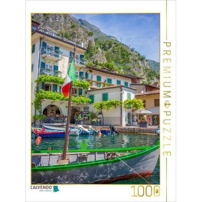 CALVENDO Puzzle Gardasee - Limone sul Garda | 1000 Teile Lege-Größe 64x48cm Foto-Puzzle für glückliche Stunden