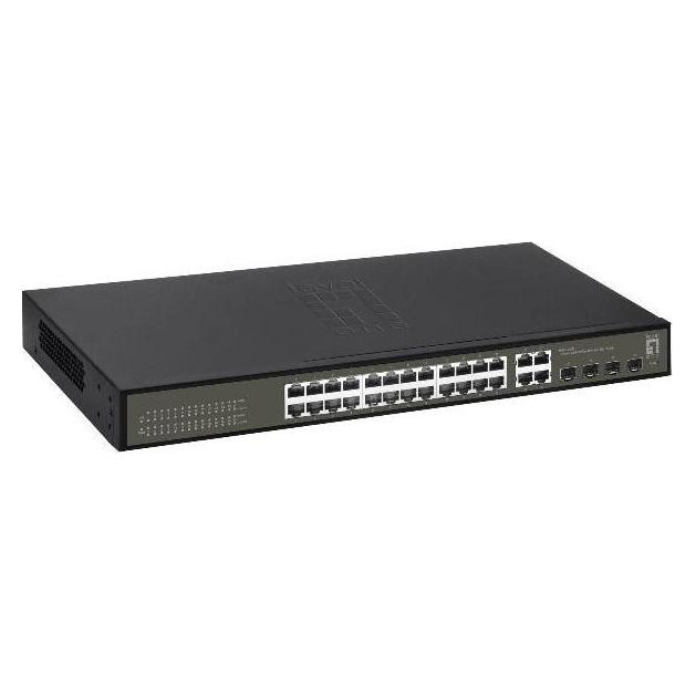 LevelOne GES-2128 Netzwerk-Switch Managed L2 Gigabit Ethernet (10/100/1000) Schwarz (28 Ports) (39810333)
