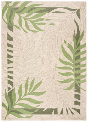 SAFAVIEH Courtyard Rhonda Botanical Indoor/ Outdoor Waterproof Patio Backyard Rug