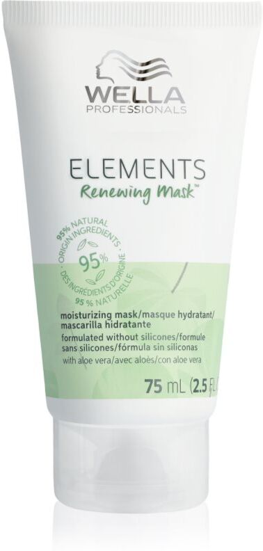 Wella Professionals Elements Renewing masque rénovateur pour des cheveux brillants et doux 75 ml