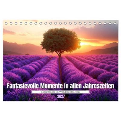 Fantasievolle Momente in allen Jahreszeiten (Tischkalender 2027 DIN A5 quer), CALVENDO Monatskalender