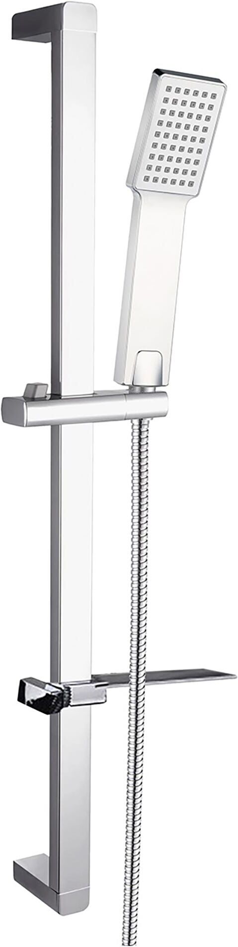 Tecom SALISCENDI DOCCIA  EVELINE 1 GETTO CROMO INTERASSE FISSO ASTA H 69 cm