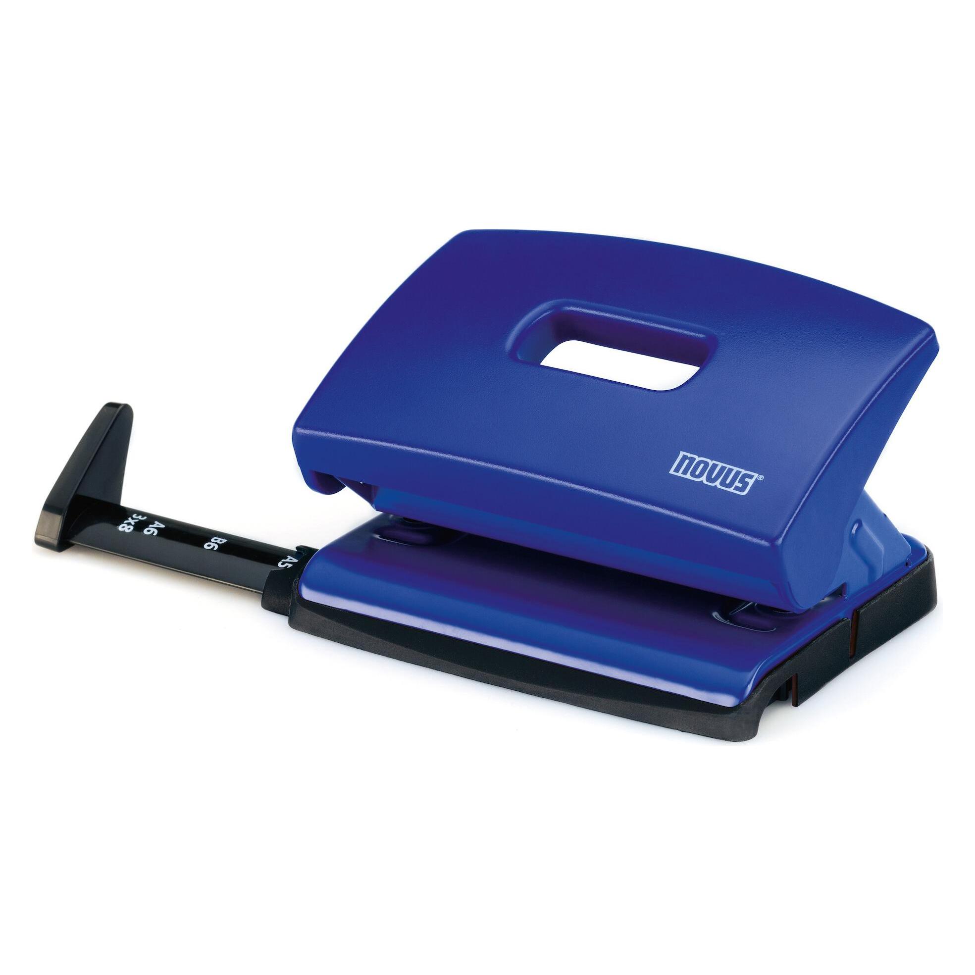 Novus Locher C216 Metall/Kunststoff 1,6mm (Blister) 16 Blatt blau (025-0465)