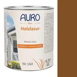 Auro Holzlasur Aqua 160 umbra - 0,75 l Dose