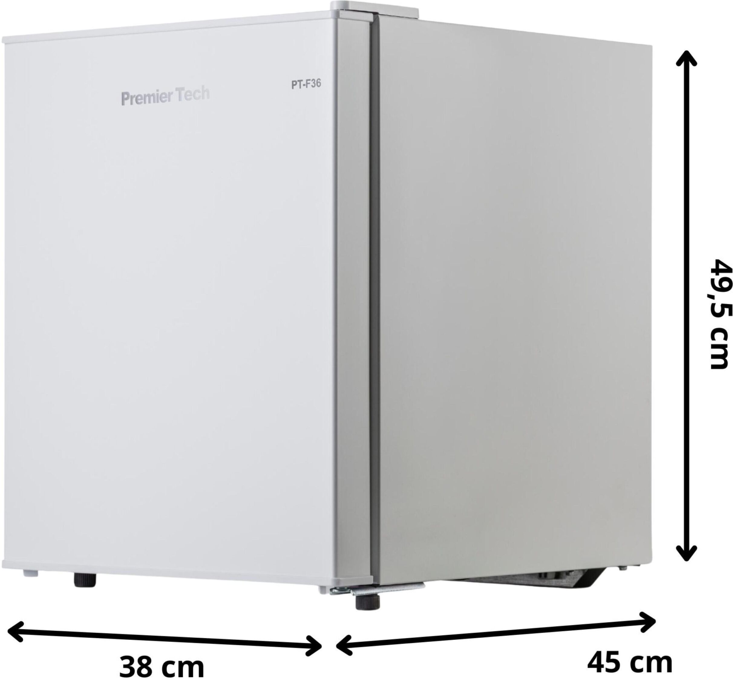 PremierTech® PremierTech Mini Frigo Bar 36 Litri Frigo Hotel Frigo Ufficio Classe E Bianco Libera Installazione PT-F36