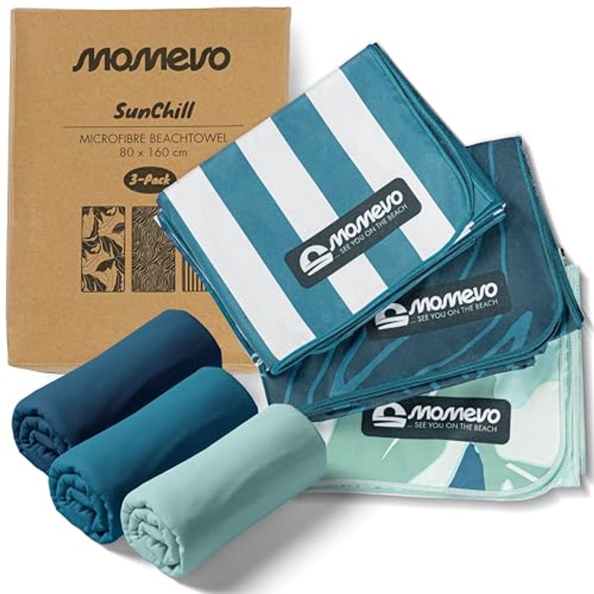 Compacte Sneldrogende Microvezel Handdoek Set voor Volwassenen