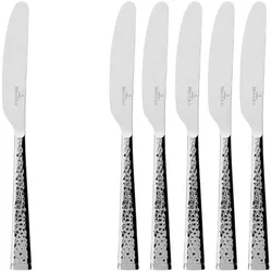 Villeroy & Boch Multipack Blacksmith Tafelmesser - 6 Stück, Besteck, Silber
