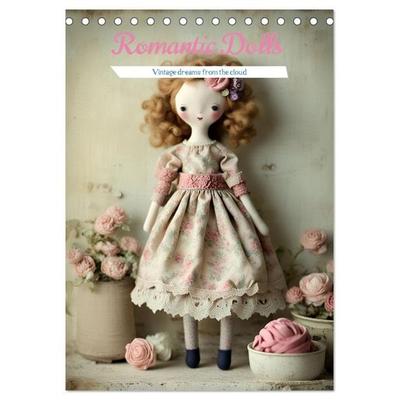 Romantic Dolls (Desk Calendar 2026 DIN A5 portrait), CALVENDO 12 Month DeskCalendar