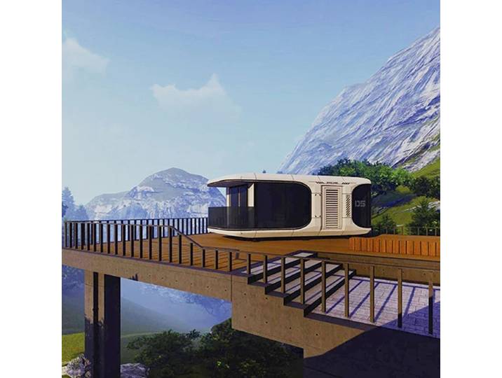 YG Maison Capsule Hôtelière Mobile de Luxe Moderne Personnalisée pour Gîtes et Complexes Hôteliers, Prête à l'Expédition, Bâtiment Modulaire Préfabriqué