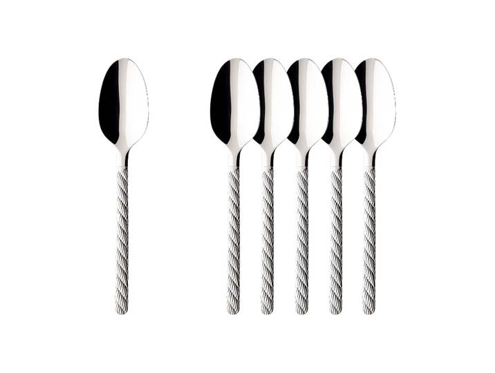 Esslöffel VILLEROY & BOCH Tafellöffel Montauk 212 mm 6er Set silber , silber, B:5,5cm L:21,5cm, Esslöffel, Esslöffel, Spülmaschinenfest