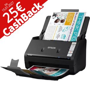 Epson WorkForce ES-550W Scanner, bis A4, 25 Cashback