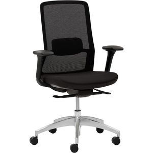 Mayer Bürostuhl 2482, schwarz, Stoff / Netz, belastbar bis 120 kg