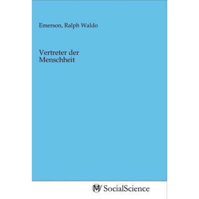 Vertreter der Menschheit, Taschenbuch von , MV-SocialScience, 978-3-96882-158-0