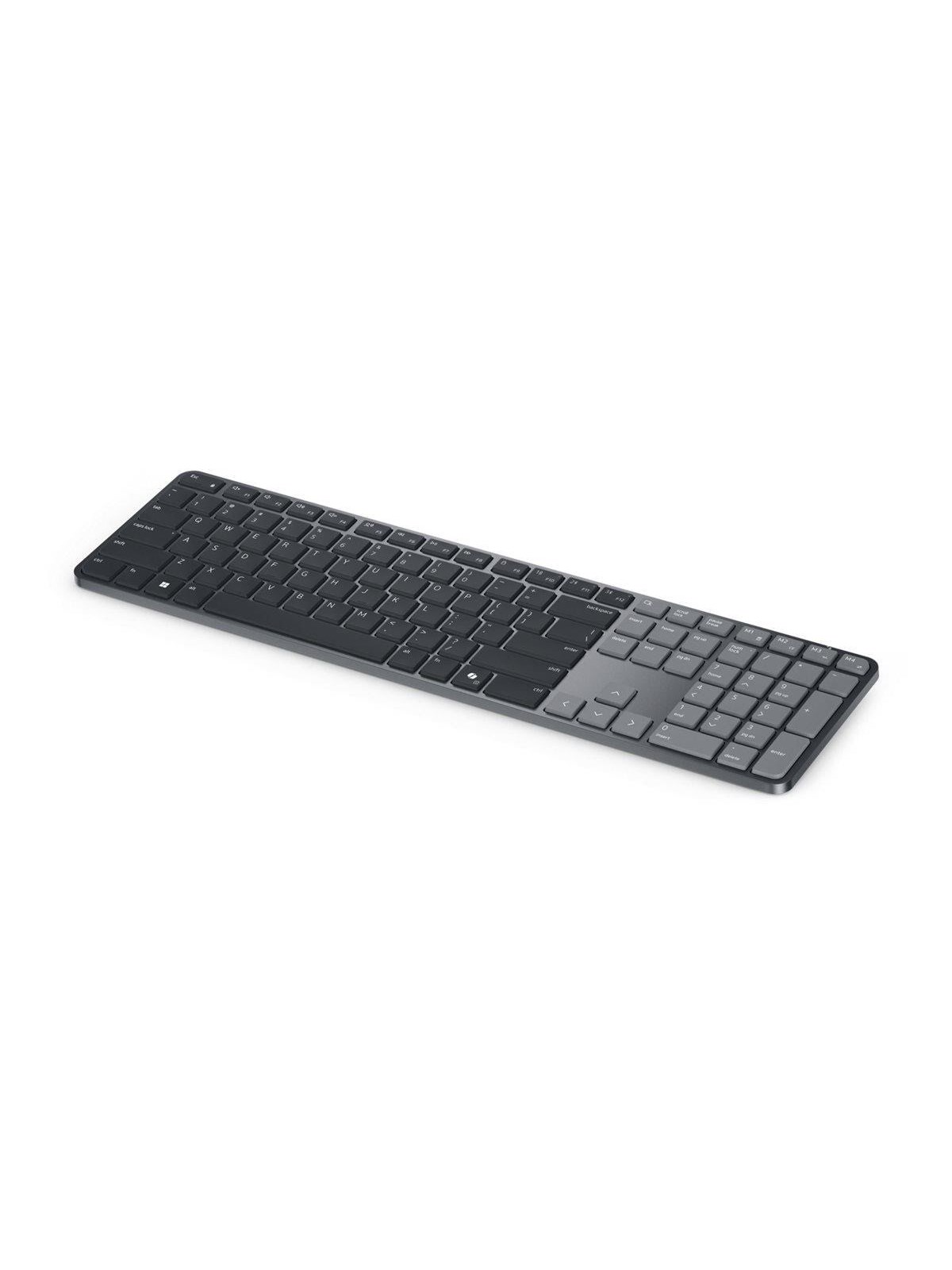 Dell Pro 7 KB726 - keyboard - Slim - AZERTY - French - graphite Input Device - Tastatur - Französisch - Grau