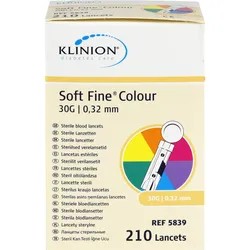 Soft Fine Colour 30G 0.32Mm Lanzetten 210 ST