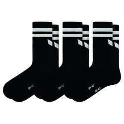 Erima Sportsocken Wings Socks 3-Pack - schwarz / 39-42