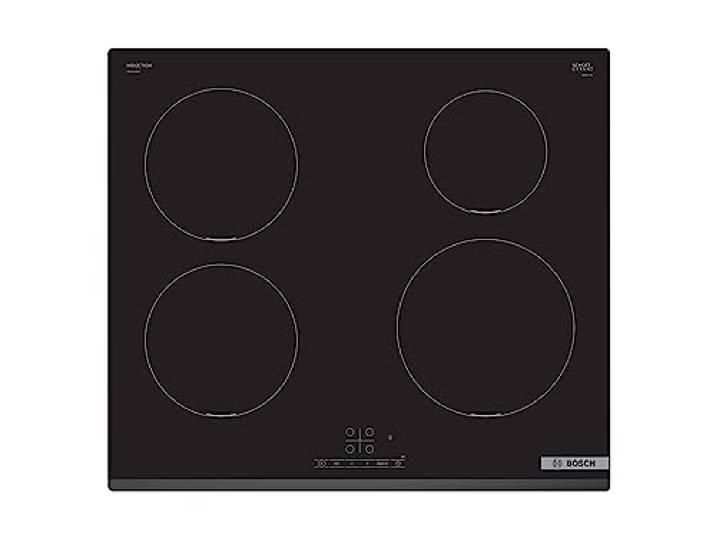 Bosch Serie 4 PIE631BB5E Induktionskochfeld mit 5 Jahren Garantie, TouchSelect, PowerBoost, integriert, Schwarz, 60 cm breit