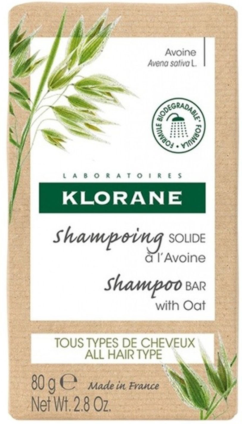 KLORANE Ultra Gentle Shampoo Bar With Oat Milk 80g
