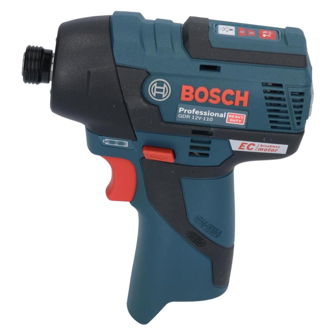 Bosch Professional GDR 12V-110 Akku Drehschlagschrauber 12V 110Nm 1/4" Solo ( 06019E0003 ) + L-Boxx (Schlagschrauber) (06019E0003)