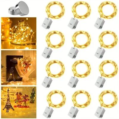 Friendly Fresh Finds Waterproof Copper Mini Fairy Lights With Speed Modes For Outdoor Christmas Decorations warm 39.37inch