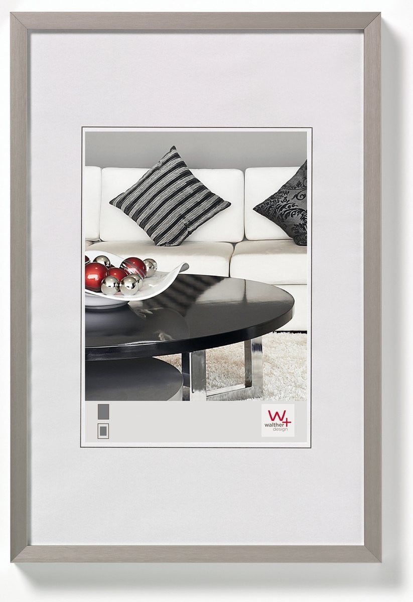 Walther Design Fotolijst Walther Chair Staal, Fotomaat 20 x 30 cm