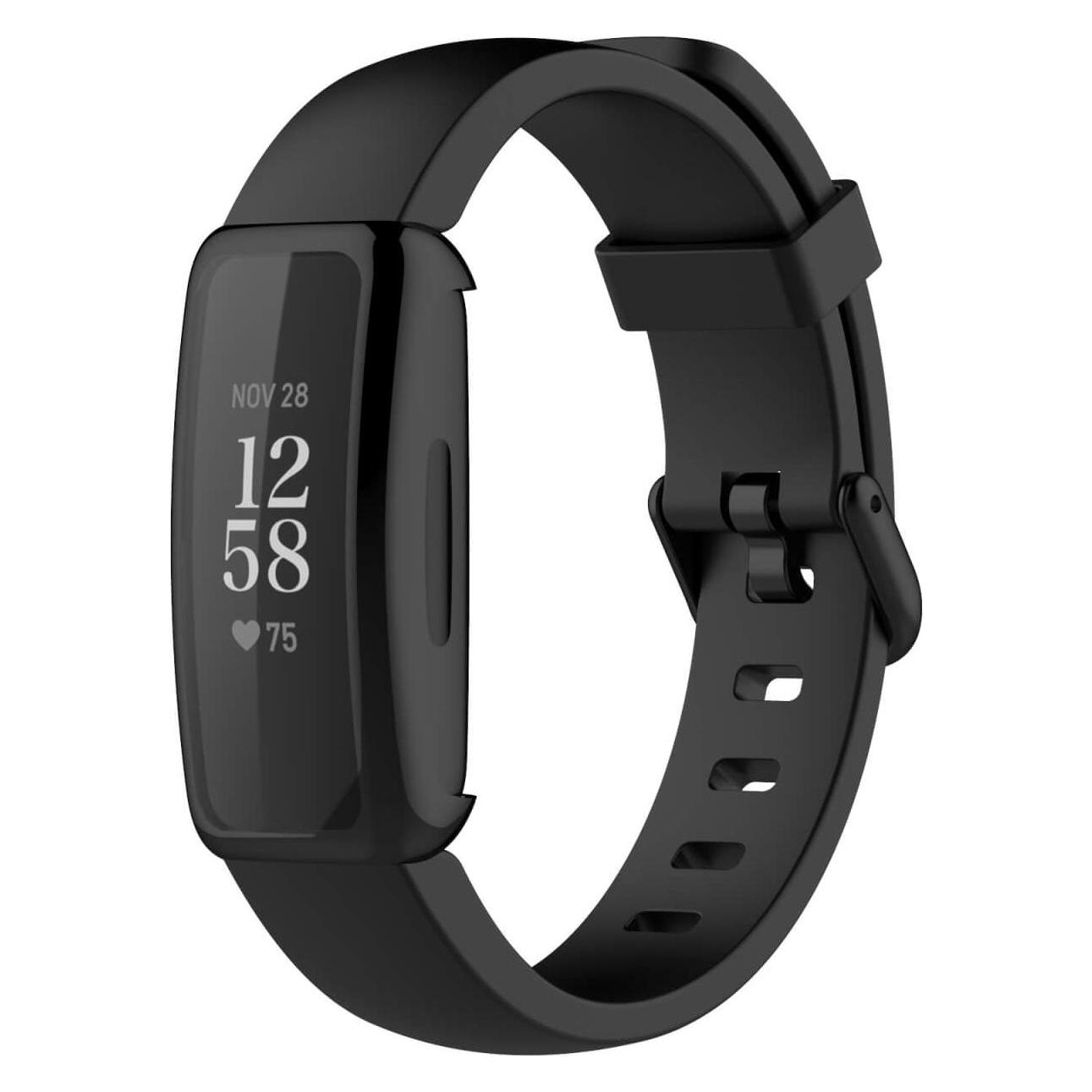 Cover-Discount Fitbit Inspire 3 - Gummi Schutz Case schwarz (EDA003765901B)