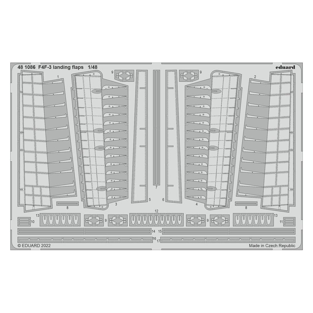 Eduard F4F-3 landing flaps (481086)