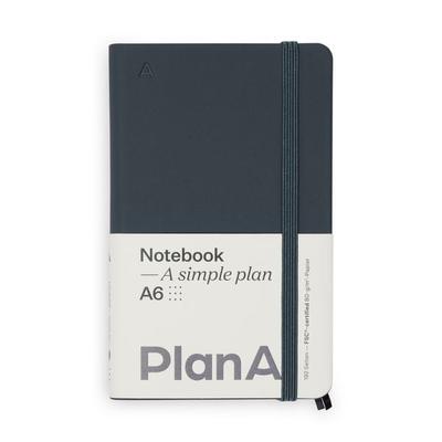 Notizbuch A6 Hardcover Cool Coal Punktiert, 192 Seiten
