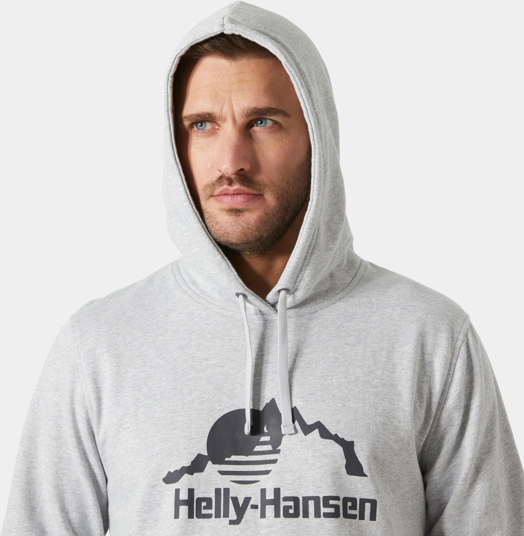 Helly Hansen Men's Nord Graphic Pullover Hoodie - Black/Ebony - S