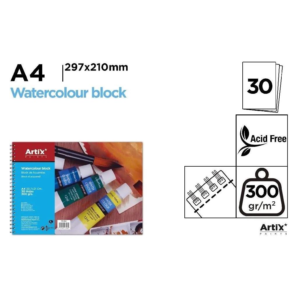 Artix Aquarellblock A4/30K 300g (A4) (58218364)