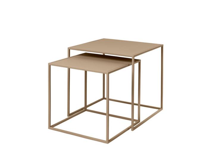 Kaffeetisch (2er-Set) Fera Blomus grau, 35/40x35x35/40 cm