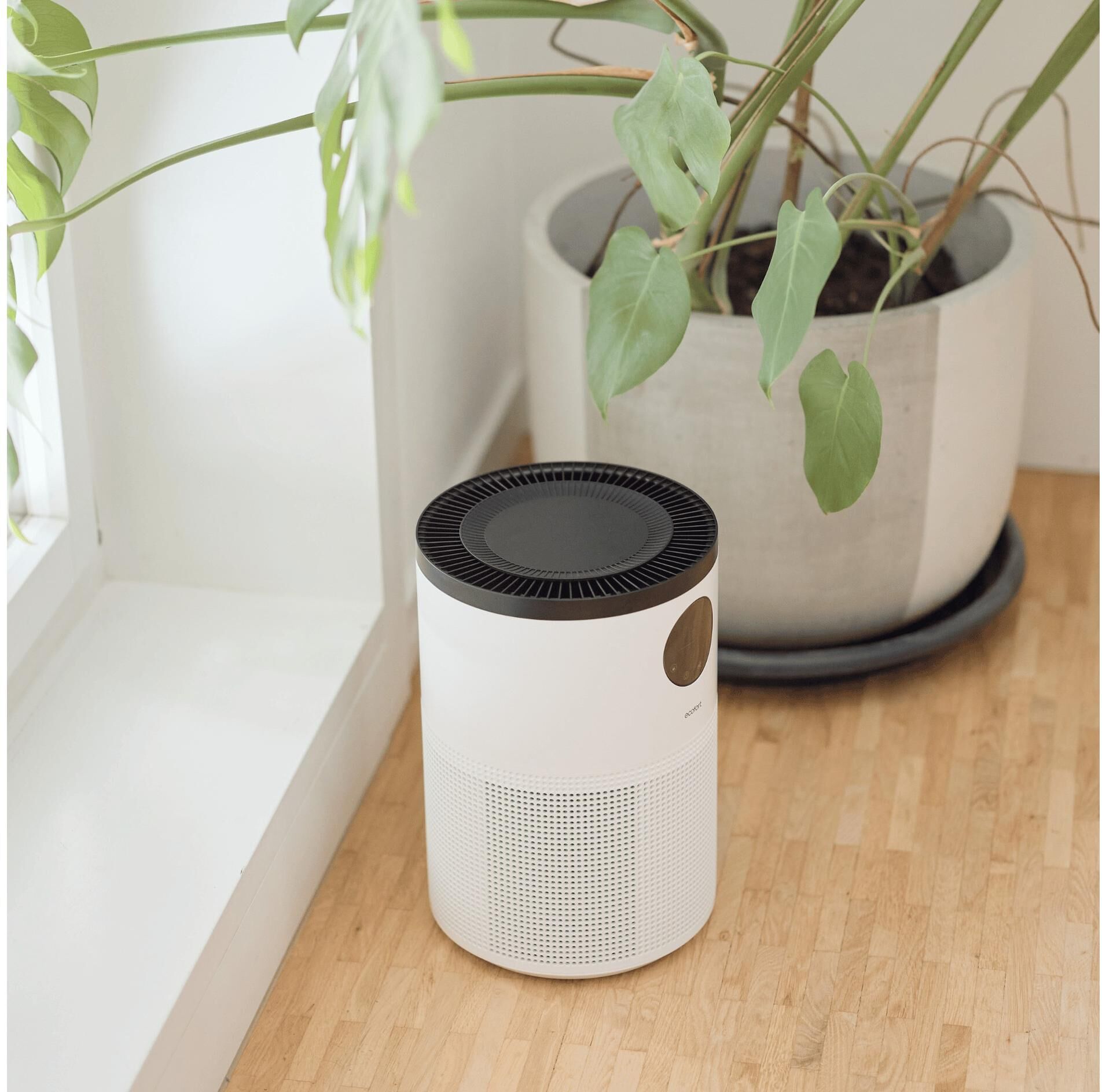Luftreiniger "Ecofort Luftreiniger ecoQ CleanAir 300", weiß, B:24,5cm H:36,6cm T:24,5cm, Luftreiniger, Luftreiniger weiß Einheitsgröße