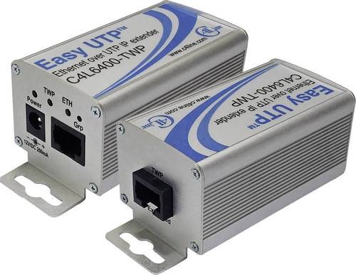 Renkforce RF-2871000 Netzwerkverlängerung 2-Draht Reichweite (max.): 500m 2 St. 100MBit/s ohne PoE-Funktion