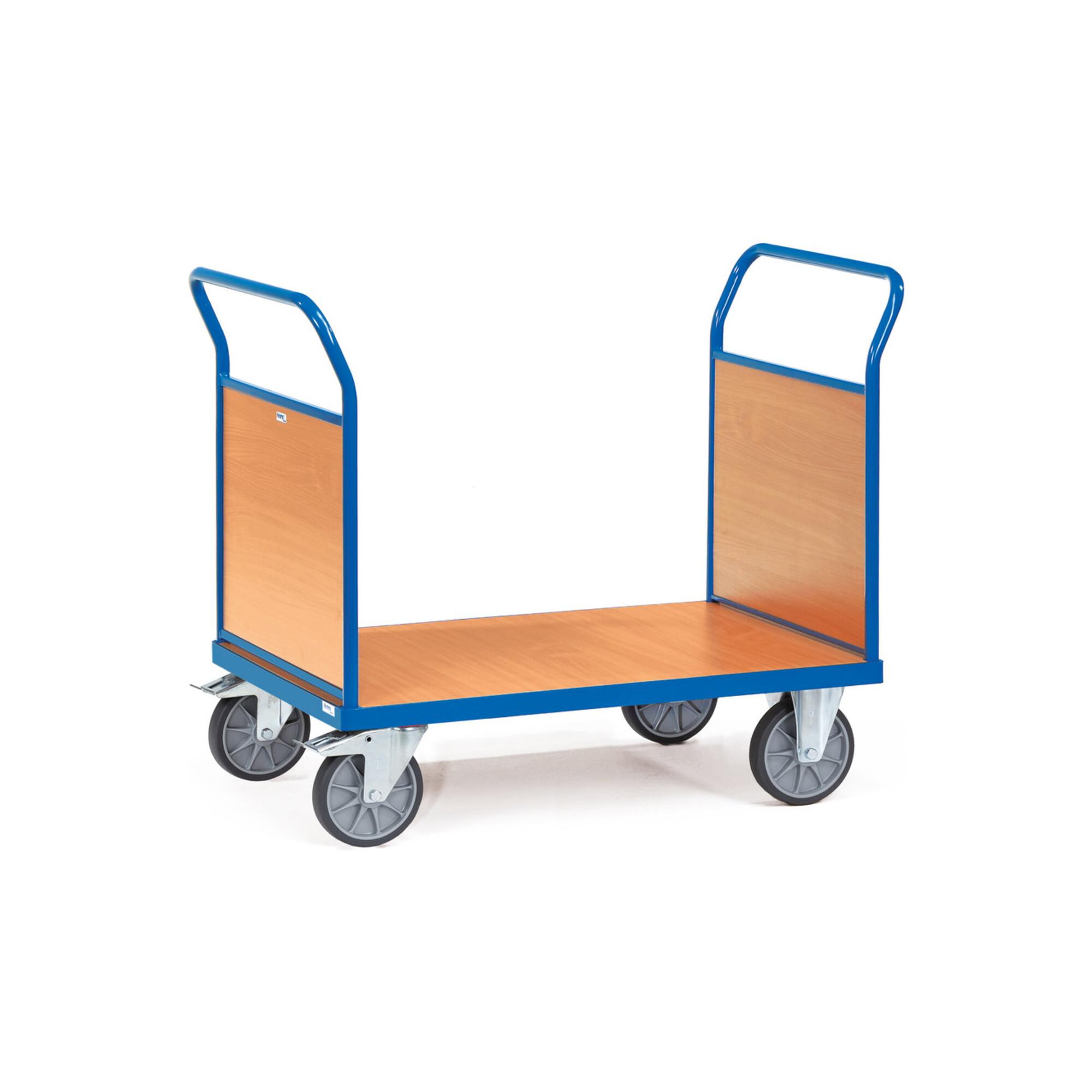 fetra Doppel-Stirnwandwagen 2522 - Tragkraft 600kg TPE-Reifen)