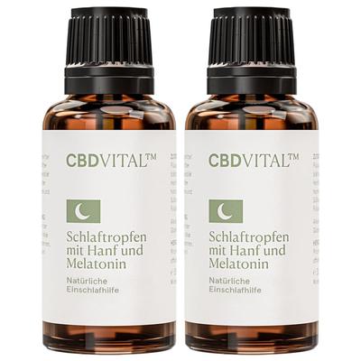 2x CBD Vital Hanf Schlaftropfen 2x30 ml Tropfen