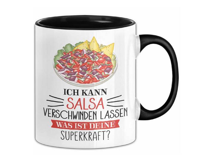 Trendation Tasse Salsa-Liebhaber Tasse Geschenk Ich Kann Salsa Verschwinden Lassen Was