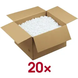 Nestler Wellpapp-Faltkartons 27/18/18,7 cm 20 Stück braun, 27x18.7x18 cm