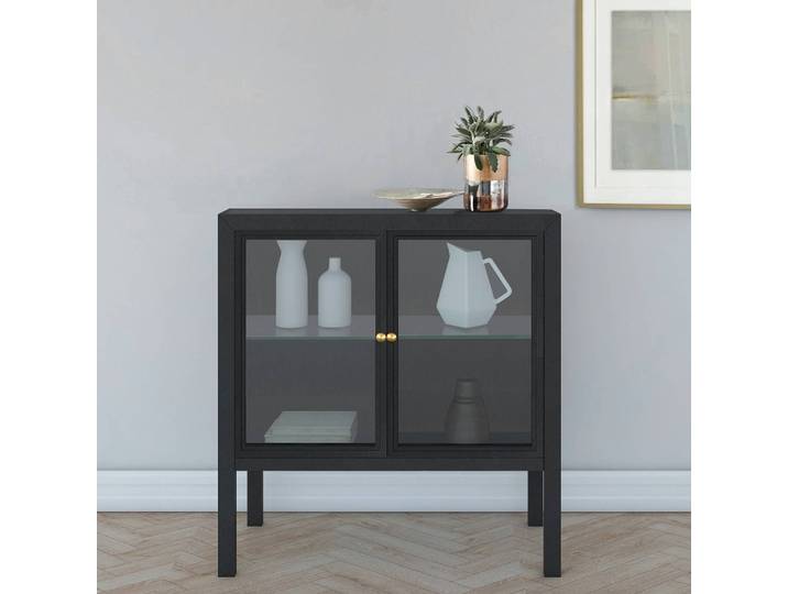 Kommode Aregno 90 x 90 x 40cm Schwarz
