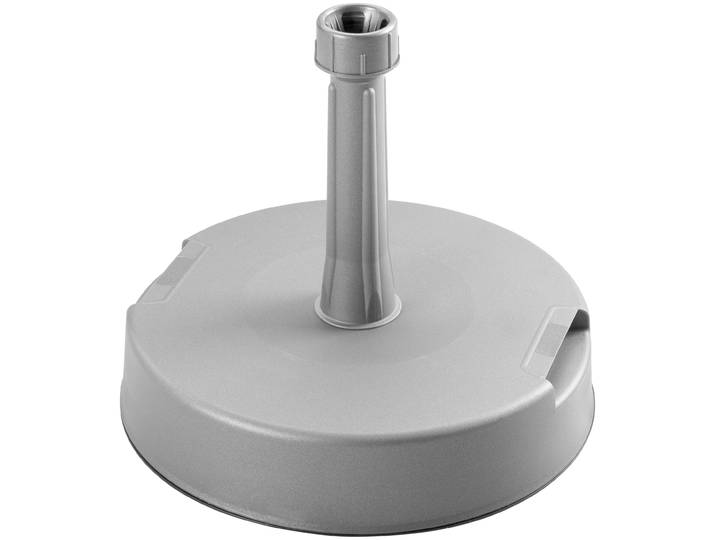 Betonschirmständer SCHNEIDER SCHIRME, silber (silberfarben), Ø:40cm, Schirmhalterungen, Betonschirmständer