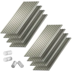 Vicco, Wandpaneele, Akustikpaneel Sonoa, Salbeigrün/Weiss, 8er Set (40 x 120 cm)